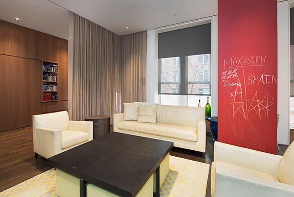 drapery as room divider 
