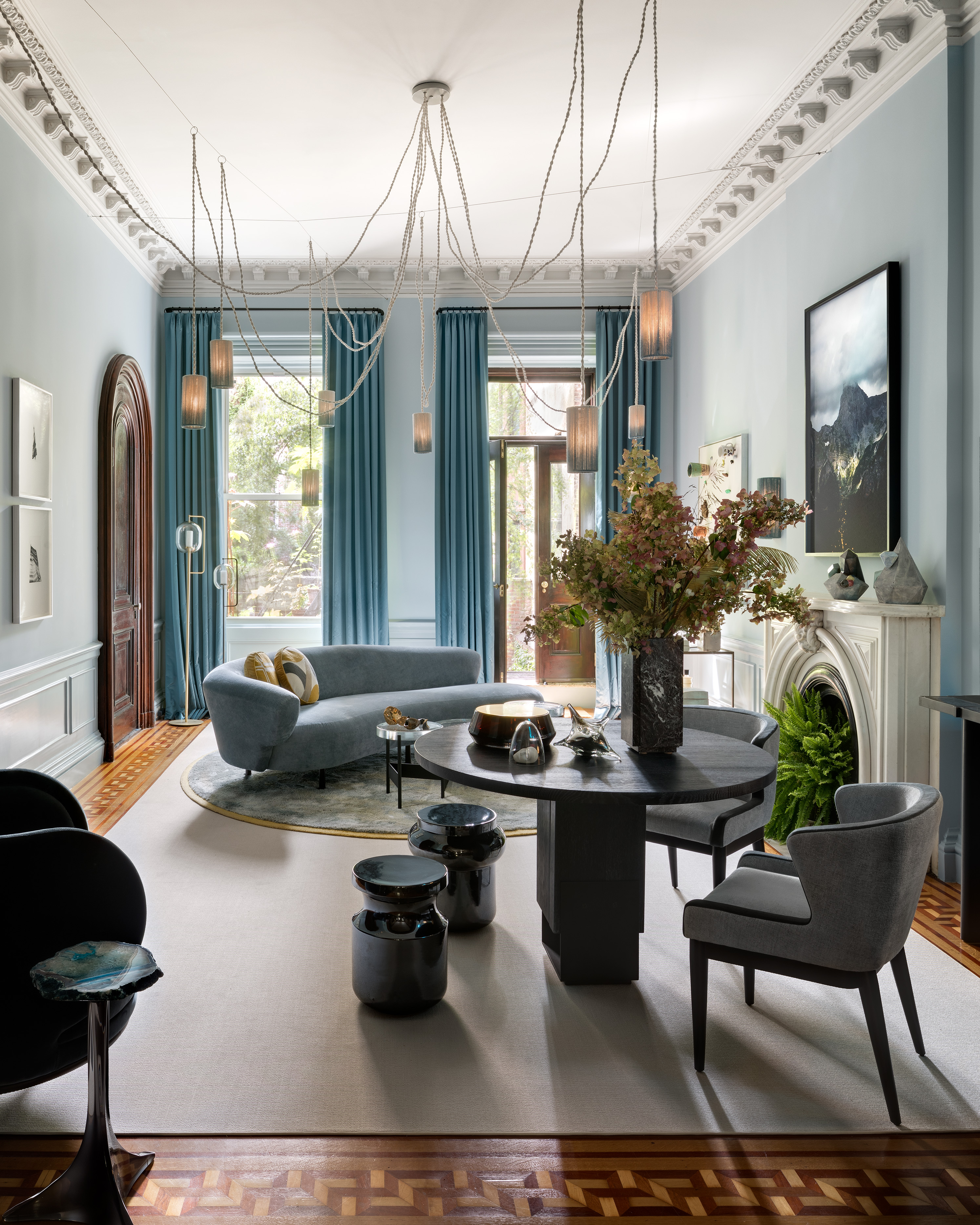 Designer ripplefold drapery Designer ripplefold drapery