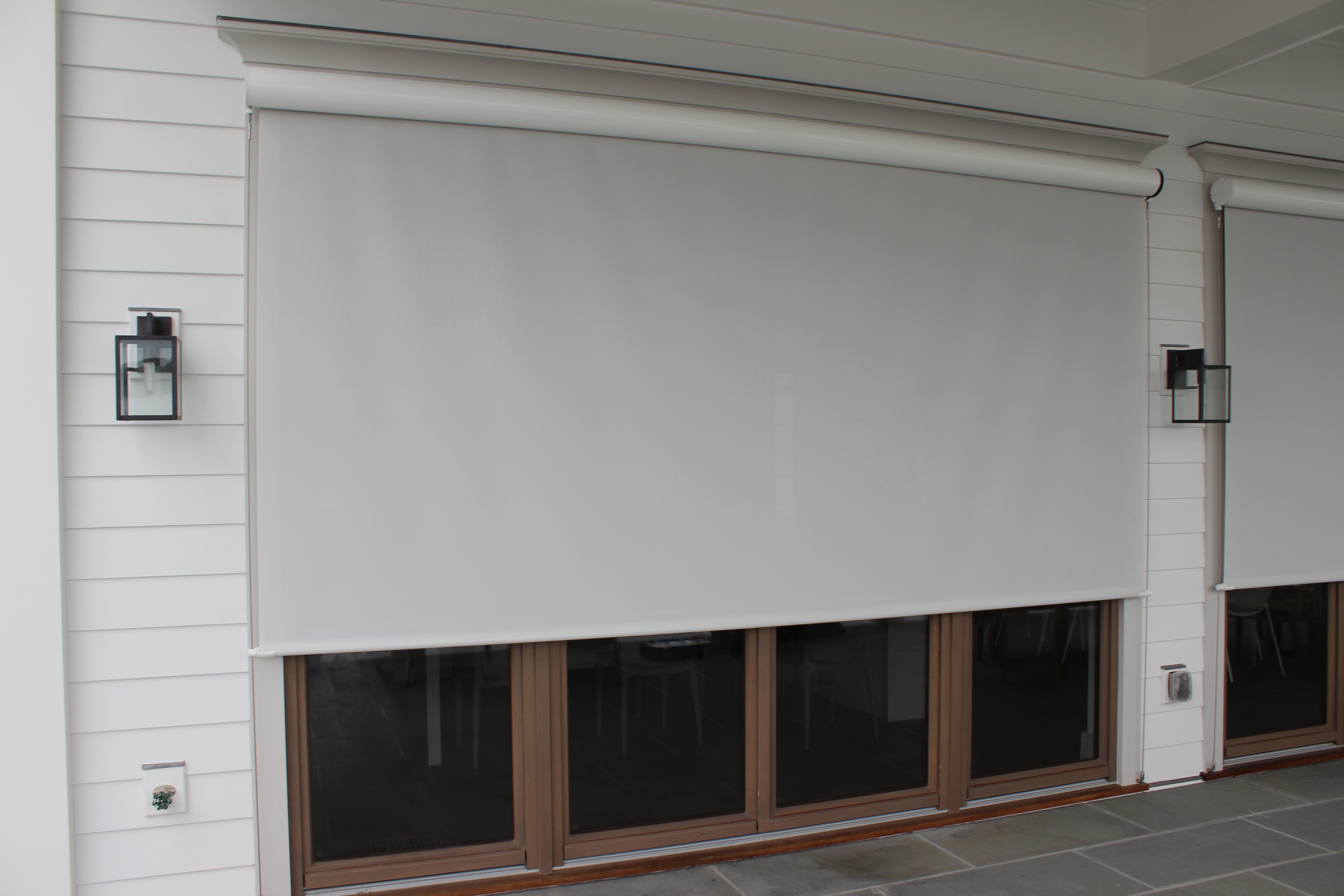 cable guide exterior shades