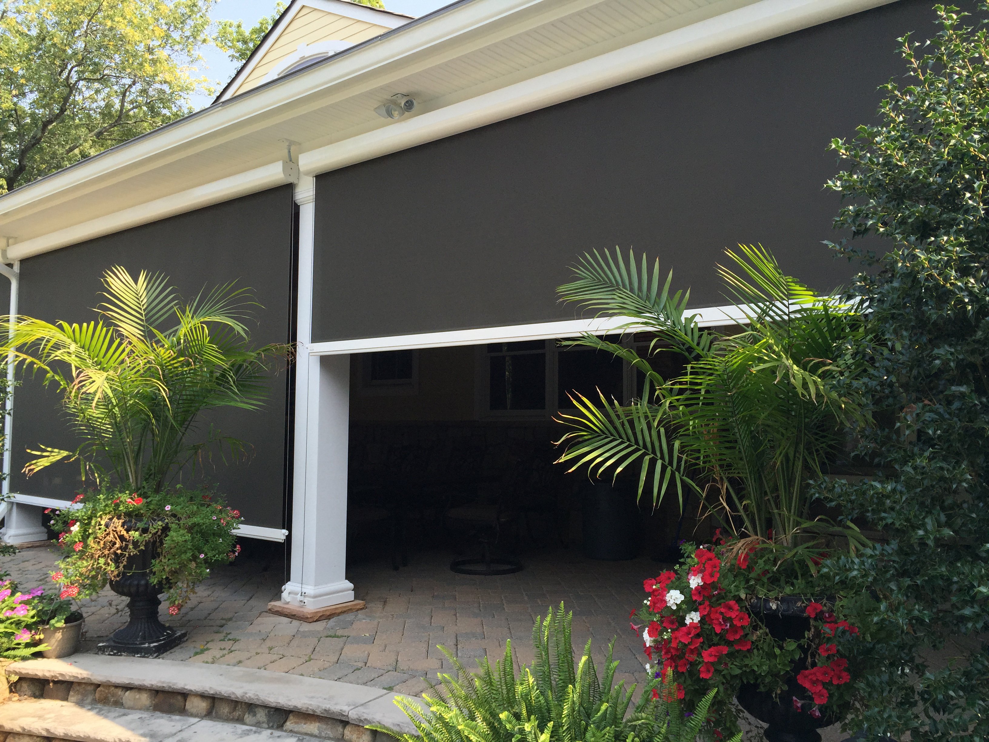 Cable Guided Exterior Shade Residential Custom