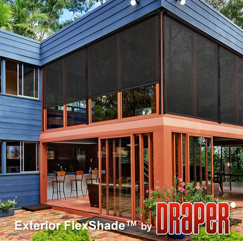 Draper exterior shades
