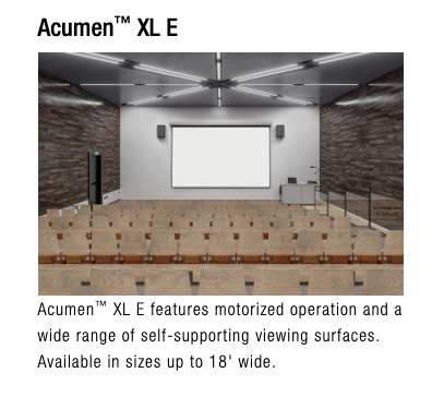 Projection screen Acumen