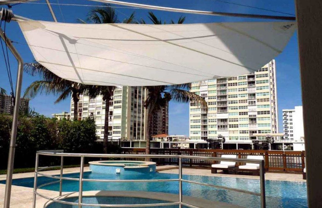 exterior awning system