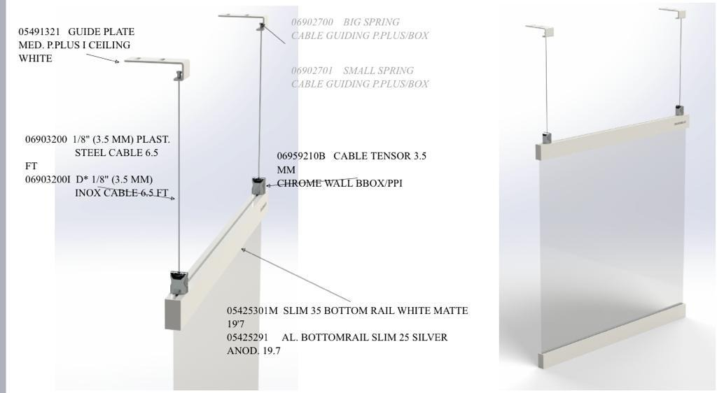 PPE clear vinyl protection barrier for office